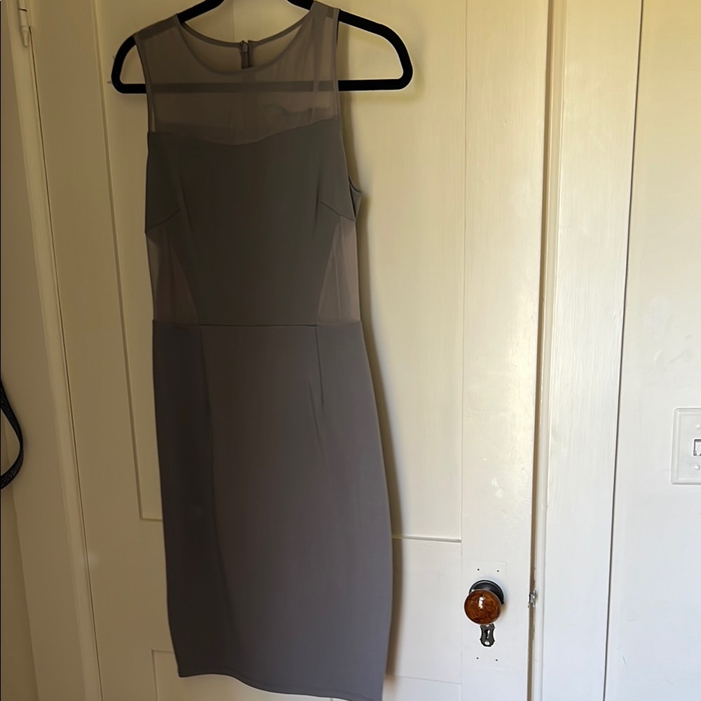 Obakki Grey Sleeveless Dress